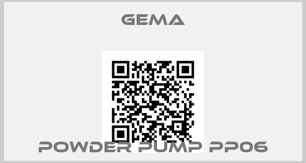 GEMA-POWDER PUMP PP06