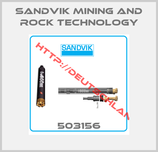 Sandvik Mining And Rock Technology-503156