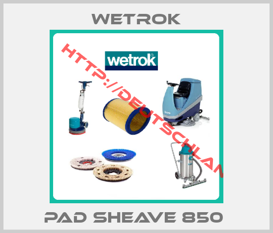 Wetrok-PAD SHEAVE 850 