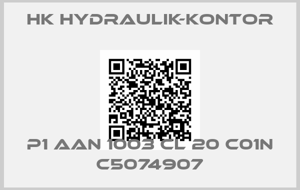 HK HYDRAULIK-KONTOR-P1 AAN 1003 CL 20 C01N C5074907