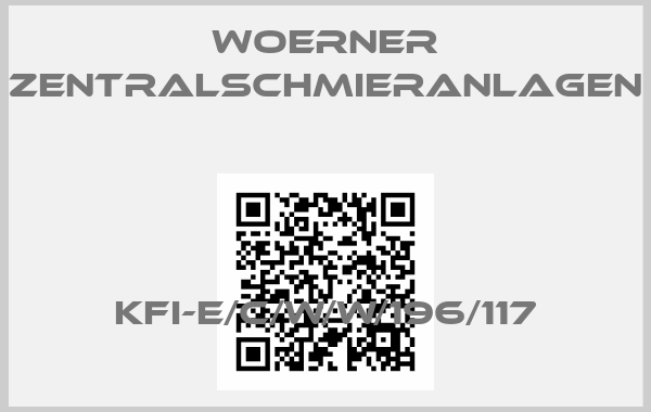 WOERNER Zentralschmieranlagen-KFI-E/C/W/W/196/117