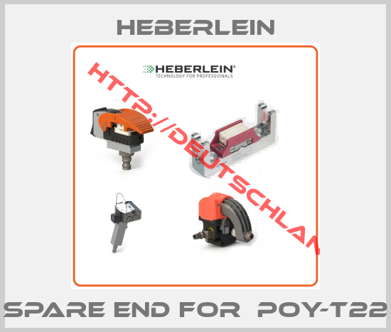 Heberlein-spare end for  POY-T22