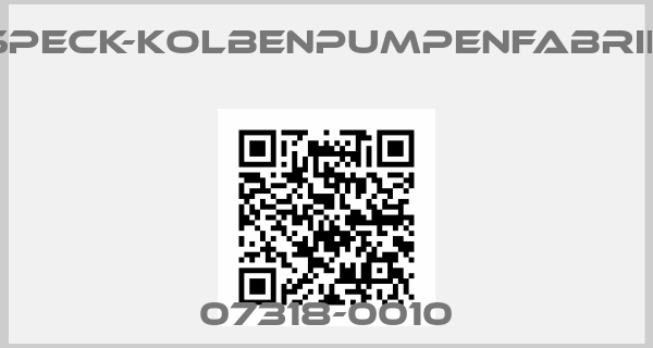 SPECK-KOLBENPUMPENFABRIK-07318-0010