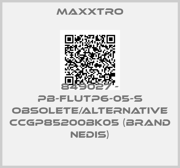 Maxxtro-849027 - PB-FLUTP6-05-S obsolete/alternative CCGP85200BK05 (brand Nedis)