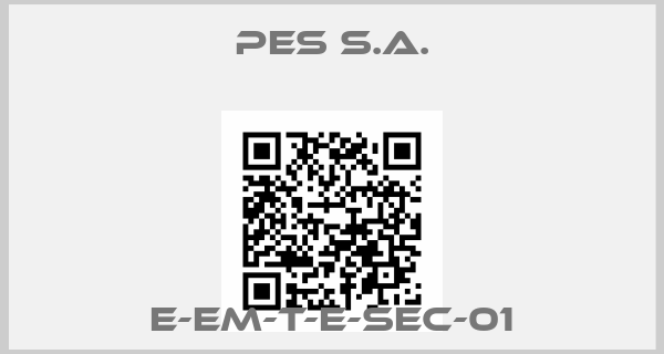 PES S.A.-E-EM-T-E-SEC-01