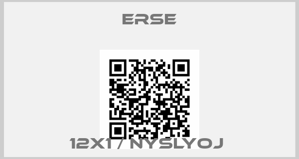 Erse-12X1 / NYSLYOJ 