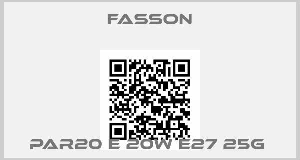 Fasson-PAR20 E 20W E27 25G 