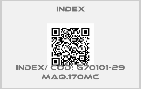 Index-INDEX/ COD: G70101-29 MAQ.170MC