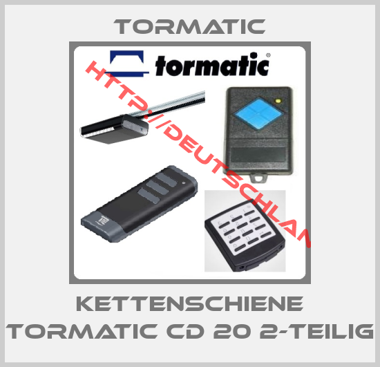 Tormatic-Kettenschiene tormatic CD 20 2-teilig