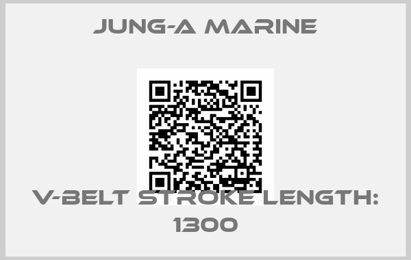 JUNG-A MARINE-V-belt stroke length: 1300