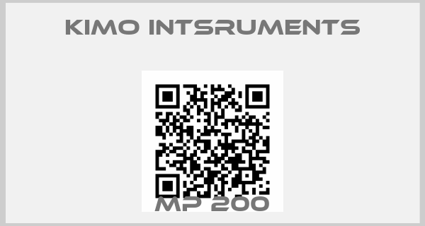 KIMO Intsruments-MP 200