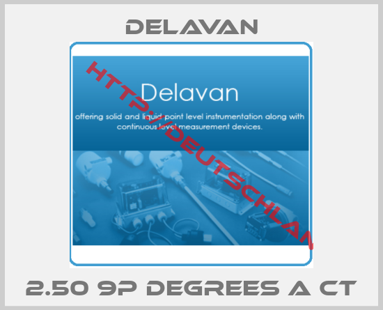 Delavan-2.50 9P DEGREES A CT