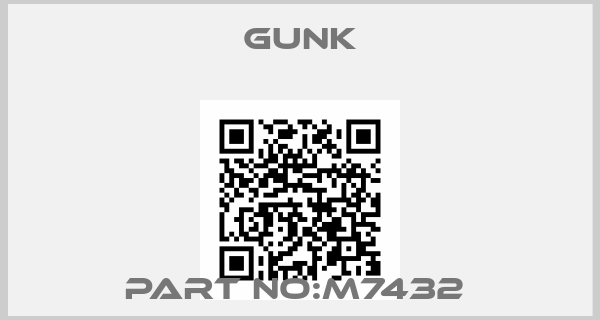Gunk-PART NO:M7432 