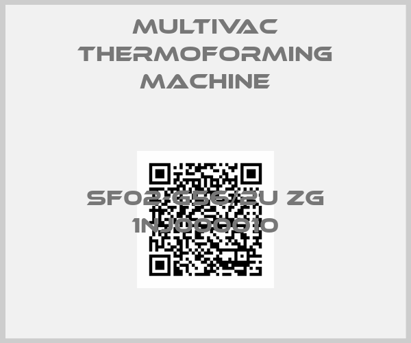 Multivac Thermoforming machine-SF02-G56/2U Zg 1NJ000010