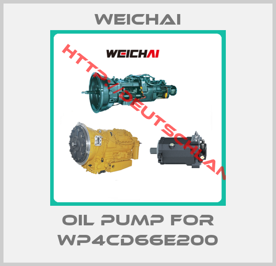 Weichai-Oil pump for WP4CD66E200