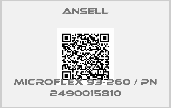 Ansell-Microflex 93-260 / PN 2490015810