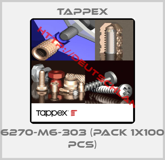 Tappex-6270-M6-303 (pack 1x100 pcs)