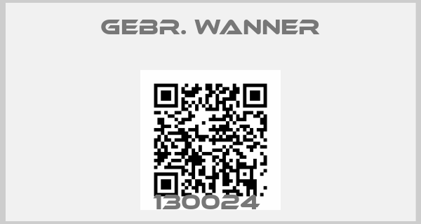 GEBR. WANNER-130024 