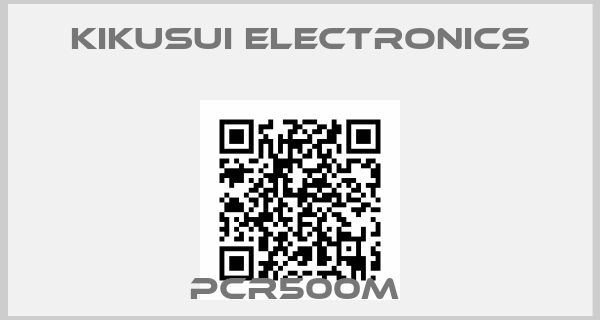 Kikusui Electronics-PCR500M 