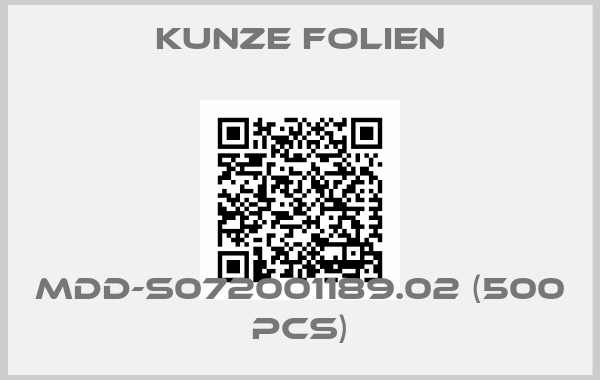 Kunze Folien-MDD-S072001189.02 (500 pcs)