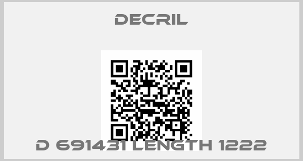 DECRIL-D 691431 length 1222