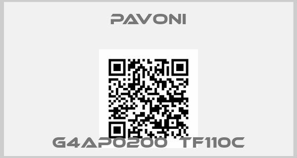 Pavoni-G4AP0200  TF110C