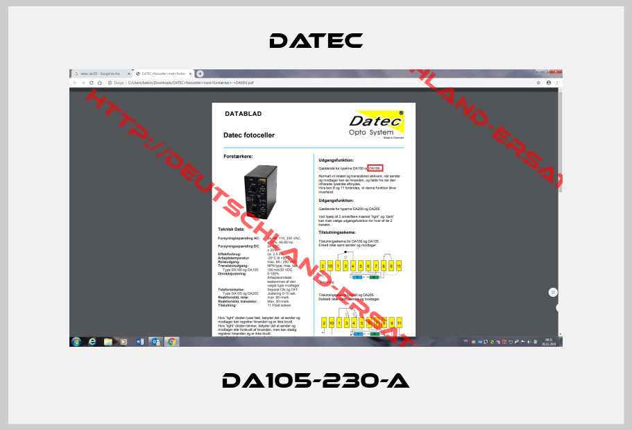 DATEC-DA105-230-A