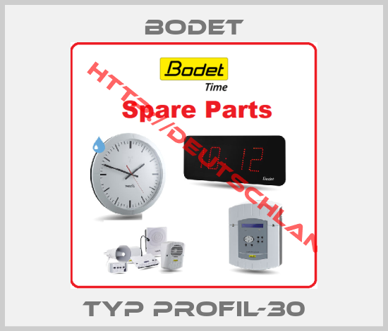 bodet-Typ Profil-30