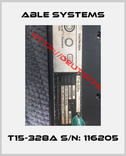 ABLE SYSTEMS-T15-328a S/N: 116205