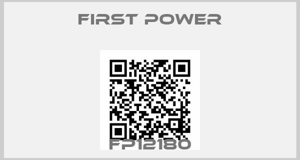 First Power-FP12180