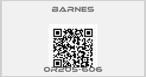 Barnes-0R205-606