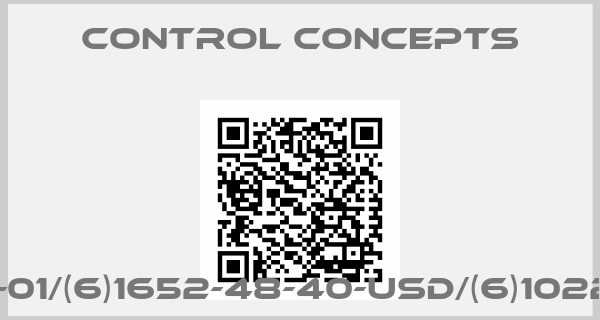 CONTROL CONCEPTS-1600-PM6-01/(6)1652-48-40-USD/(6)1022-FC-0/10V