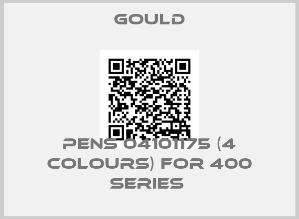 Gould-PENS 04101175 (4 COLOURS) FOR 400 SERIES 