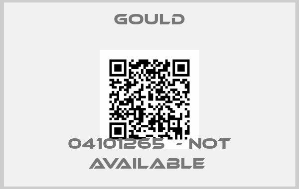 Gould-04101265  - not available 
