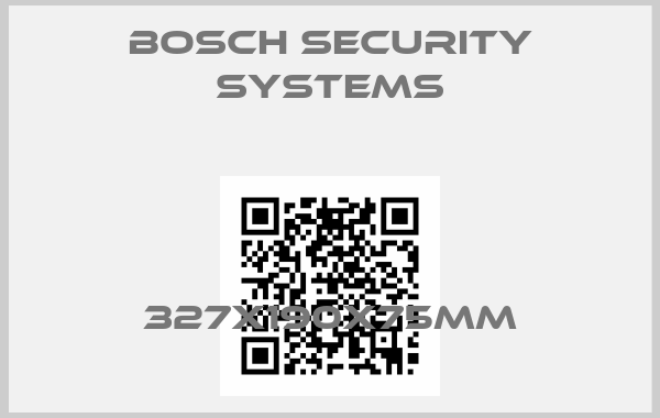 Bosch Security Systems-327X190X75MM