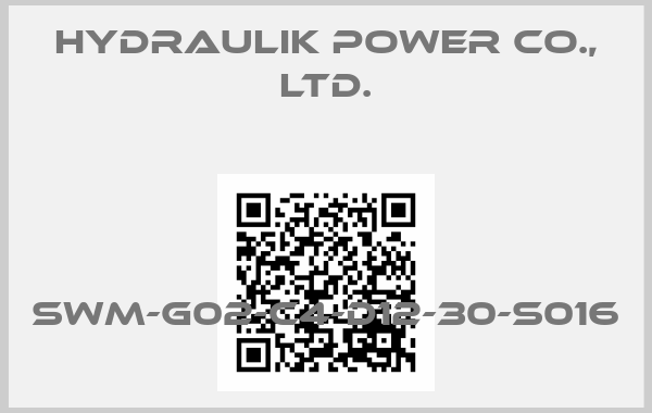 Hydraulik Power Co., Ltd.-SWM-G02-C4-D12-30-S016