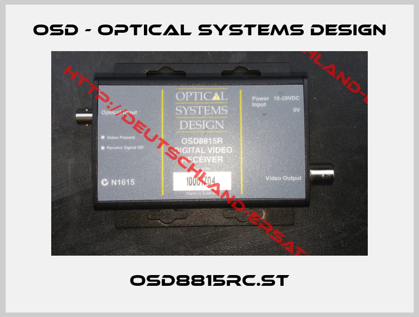 OSD - OPTICAL SYSTEMS DESIGN-OSD8815RC.ST