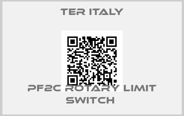 Ter Italy-PF2C ROTARY LIMIT SWITCH 