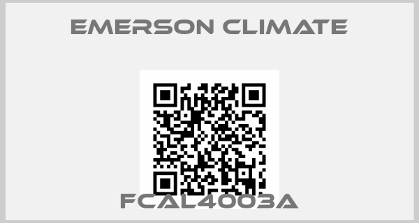 Emerson Climate-FCAL4003A