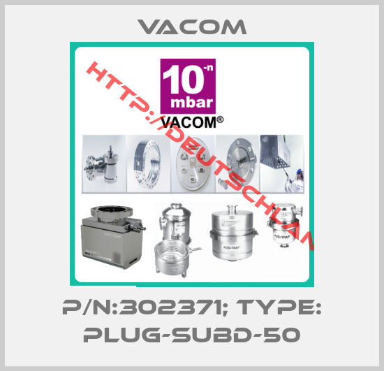 Vacom-P/N:302371; Type: PLUG-SUBD-50