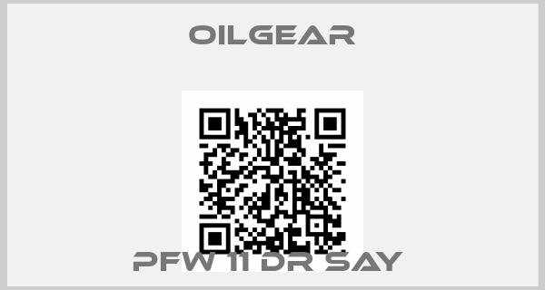 Oilgear-PFW 11 DR SAY 