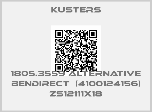 Kusters-1805.3559 ALTERNATIVE BENDIRECT  (4100124156) ZS12111X18