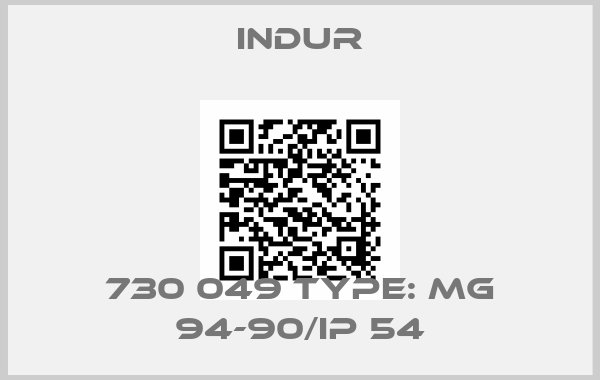 INDUR-730 049 Type: MG 94-90/IP 54