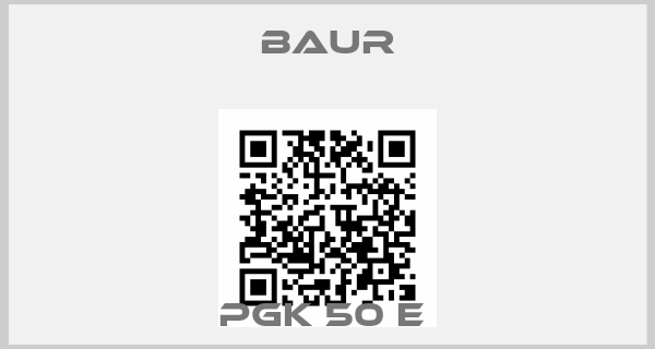Baur-PGK 50 E 