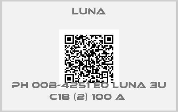Luna-PH 00B-4251 E0 LUNA 3U C18 (2) 100 A 