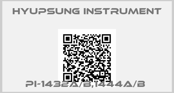 Hyupsung instrument-PI-1432A/B,1444A/B 