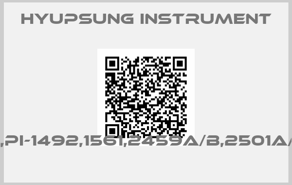 Hyupsung instrument-PI-1489A/B,PI-1492,1561,2459A/B,2501A/B,2502A/B 