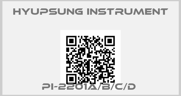 Hyupsung instrument-PI-2201A/B/C/D 