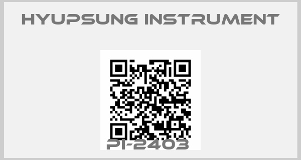 Hyupsung instrument-PI-2403 