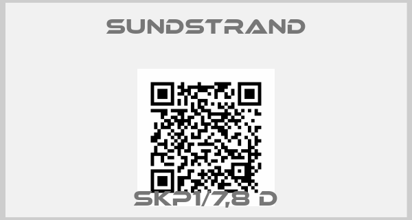 SUNDSTRAND-SKP1/7,8 D
